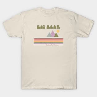 Big Bear Explore the outdoors rainbow T-Shirt